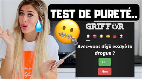 teste de pureté ado|Test de pureté pour adolescents